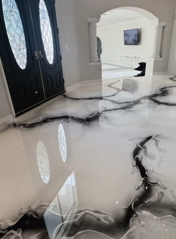 Monochrome Entrance Hallway